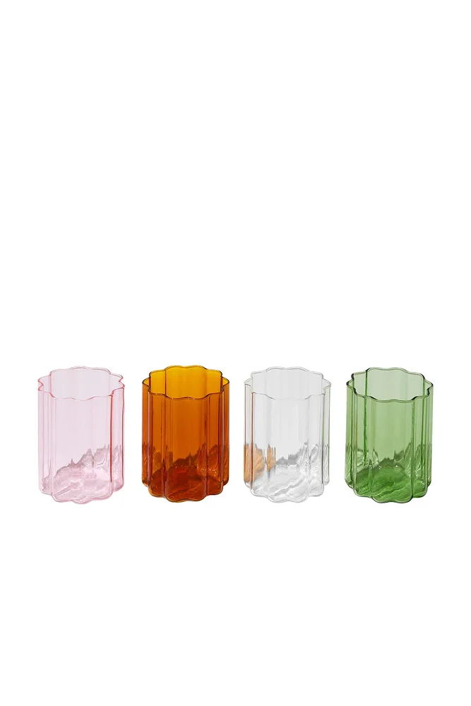 Wave Glass Set Of 4