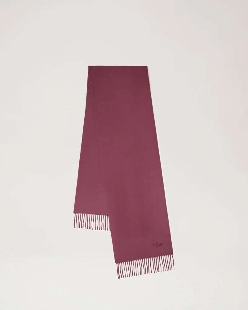 Cashmere Scarf, Black Cherry