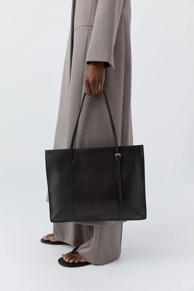90s Messenger Tote - Coffee