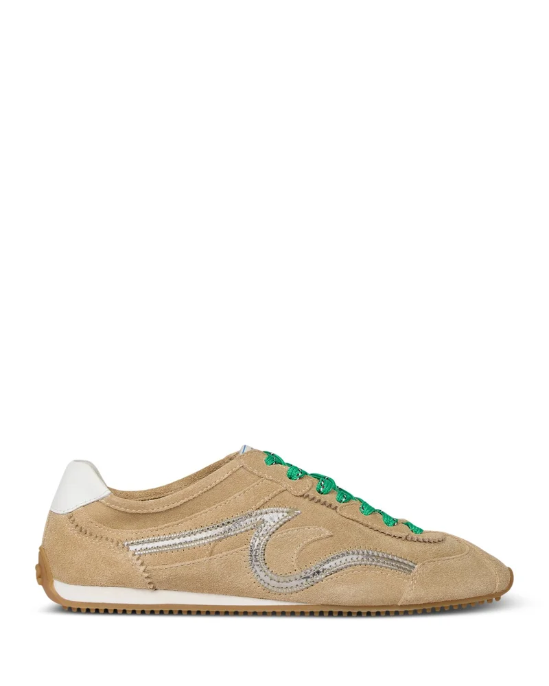 Women's Light Wave Suede Leather Sneakers