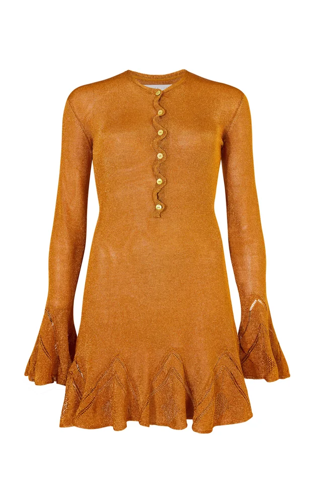 Cardigan Knit Mini Dress