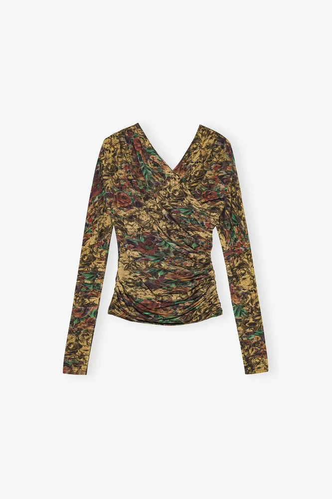 Top in Printed Jersey
