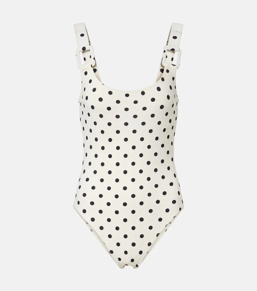 Polka-dot swimsuit