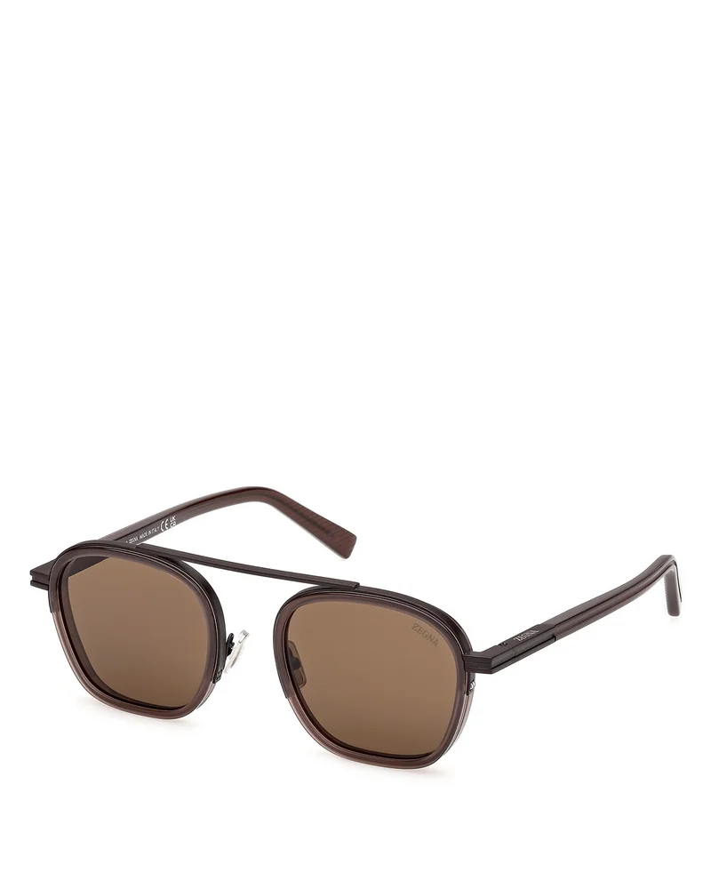 Geometric Sunglasses, 51mm