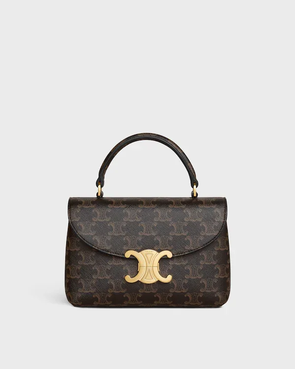 Teen Nino Bag in Toile Triomphe - Tan
