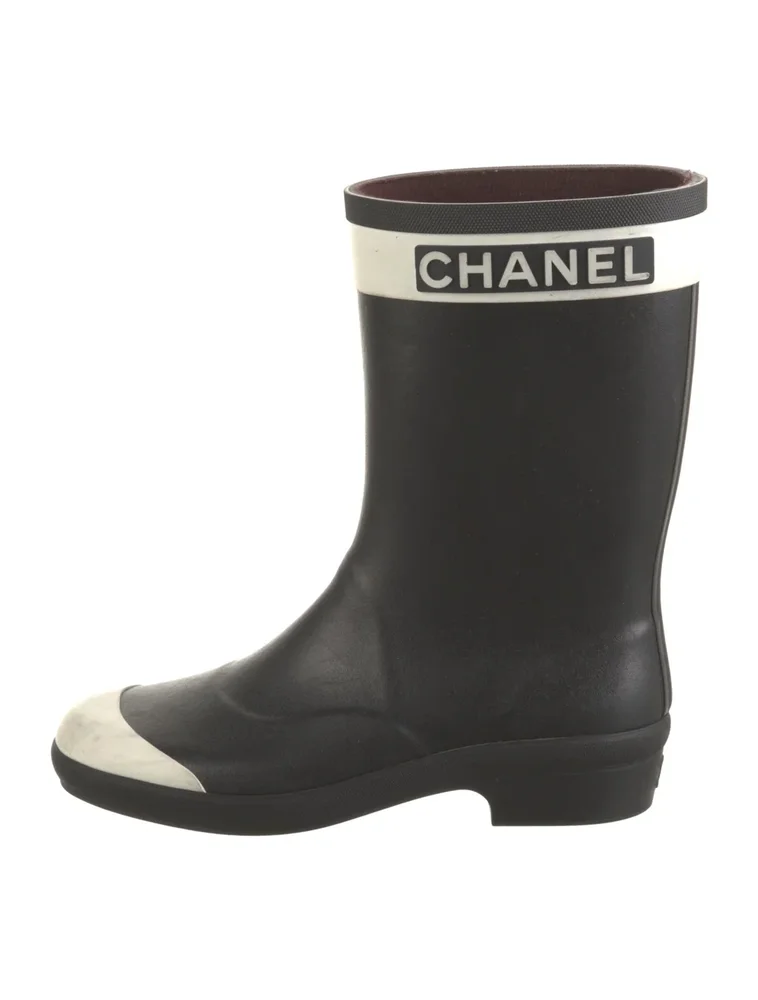 2019 Interlocking CC Logo Rain Boots