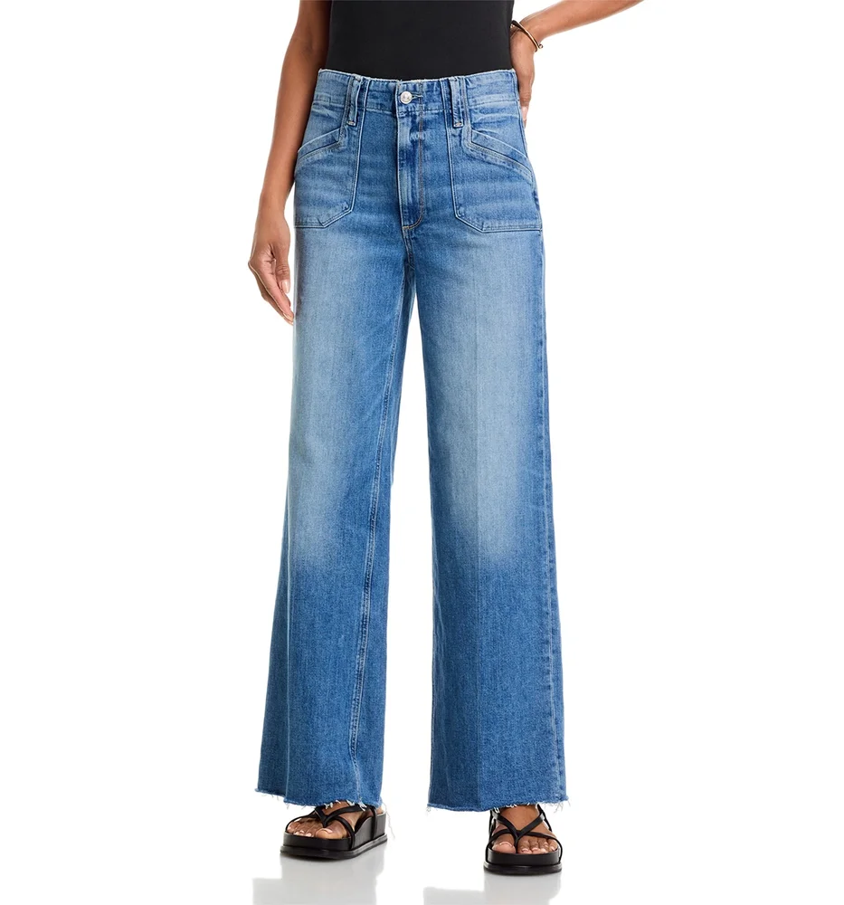 Anessa 31" High Rise Wide Leg Jeans