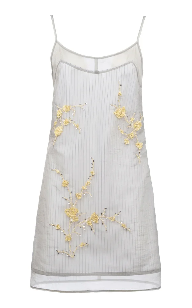 Layered Chiffon Mini Dress
