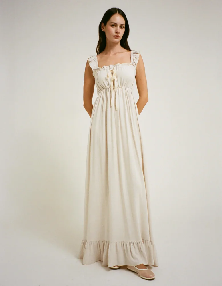 Tall Grass Maxi Dress, Natural