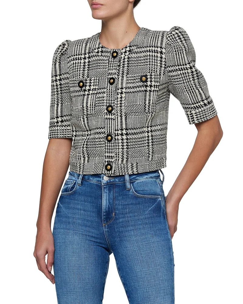 Allegra Short Sleeve Crop Jacket