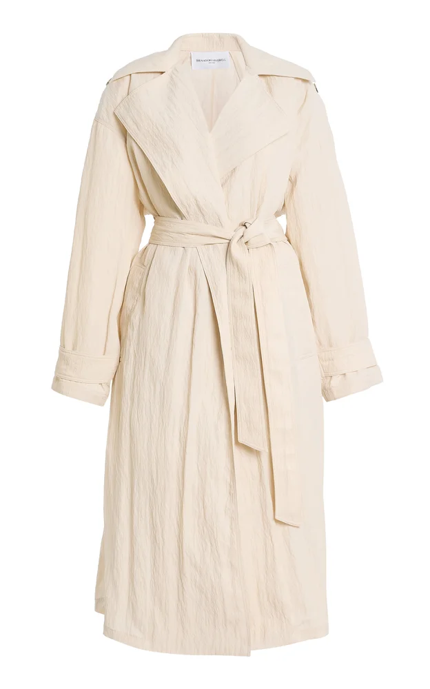 The Tillman Linen-Blend Trench Coat