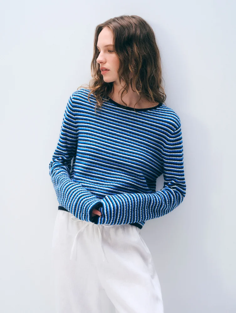 Cashmere Striped Sweater