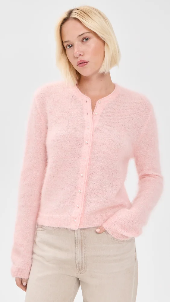 The Cropped Mohair Cardigan