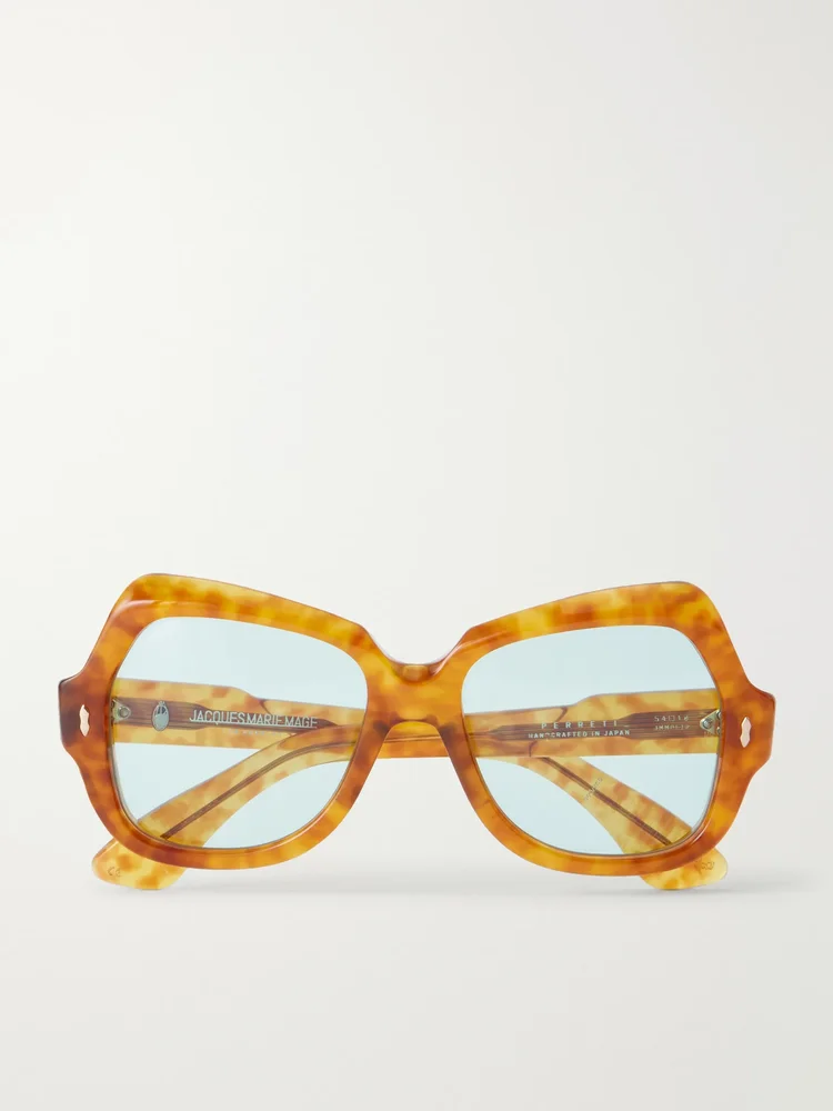Perreti butterfly-frame acetate sunglasses