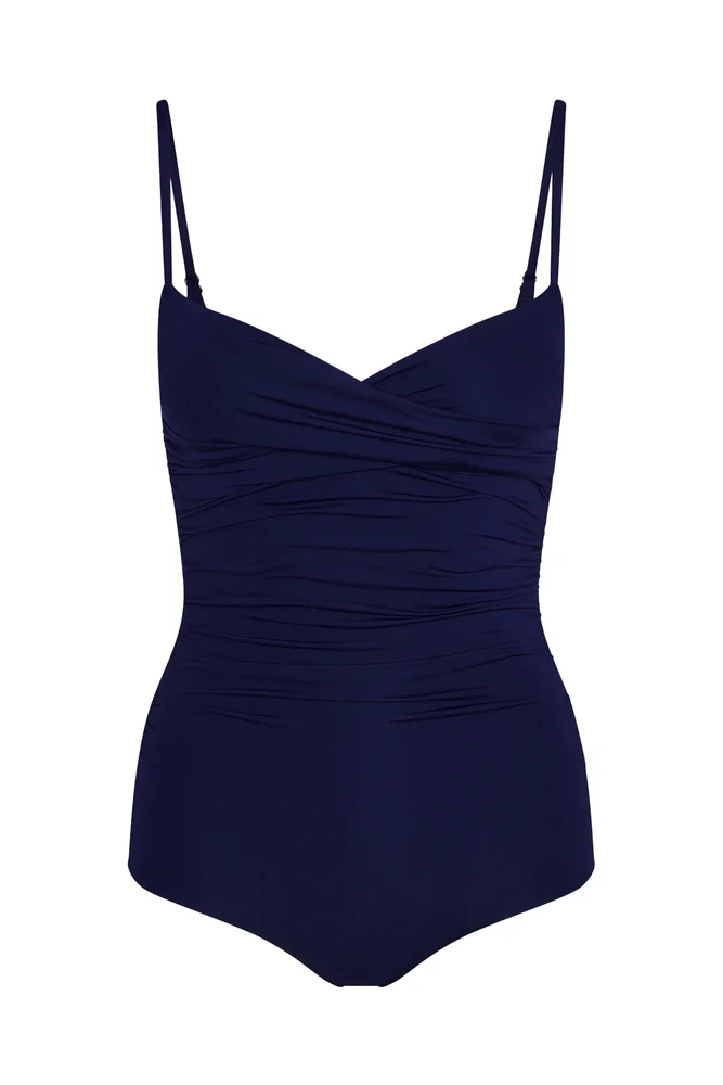 Bordeaux One Piece Full Coverage, Midnight