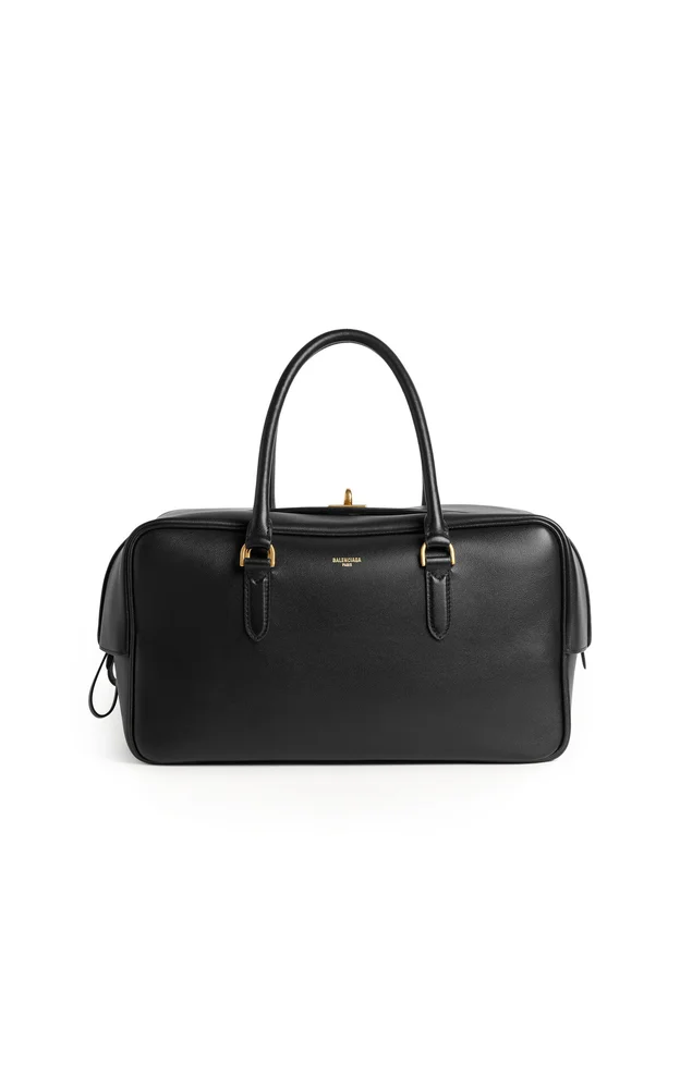Le 7 Medium Leather Bowling Bag