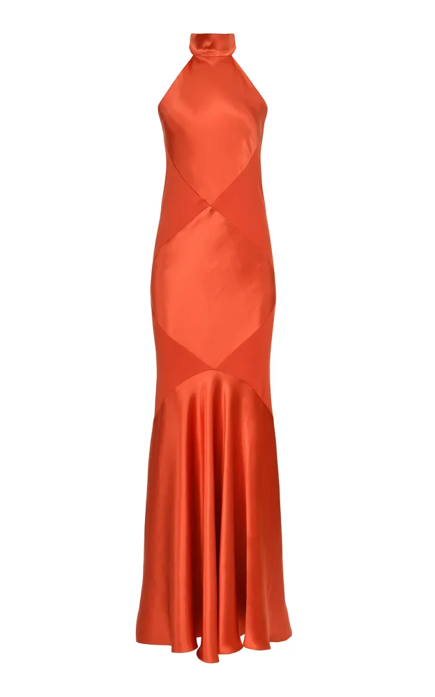Marigold Silk Dress