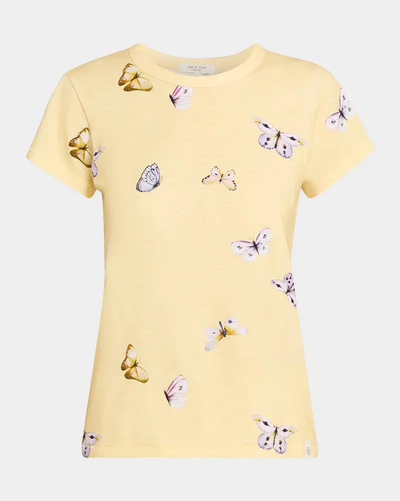 All-Over Butterfly Graphic Tee