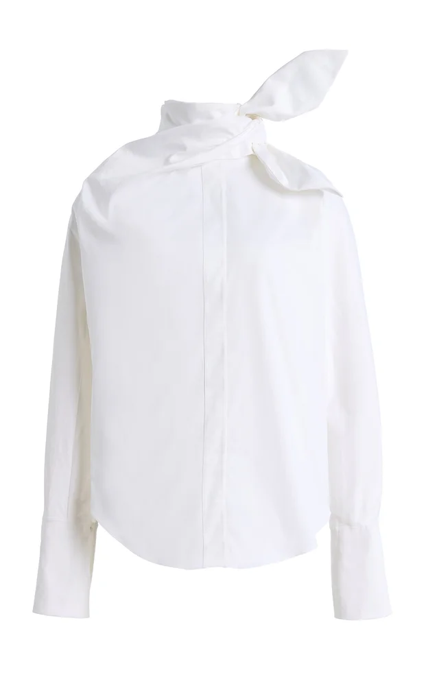 Exclusive Tied Poplin Shirt
