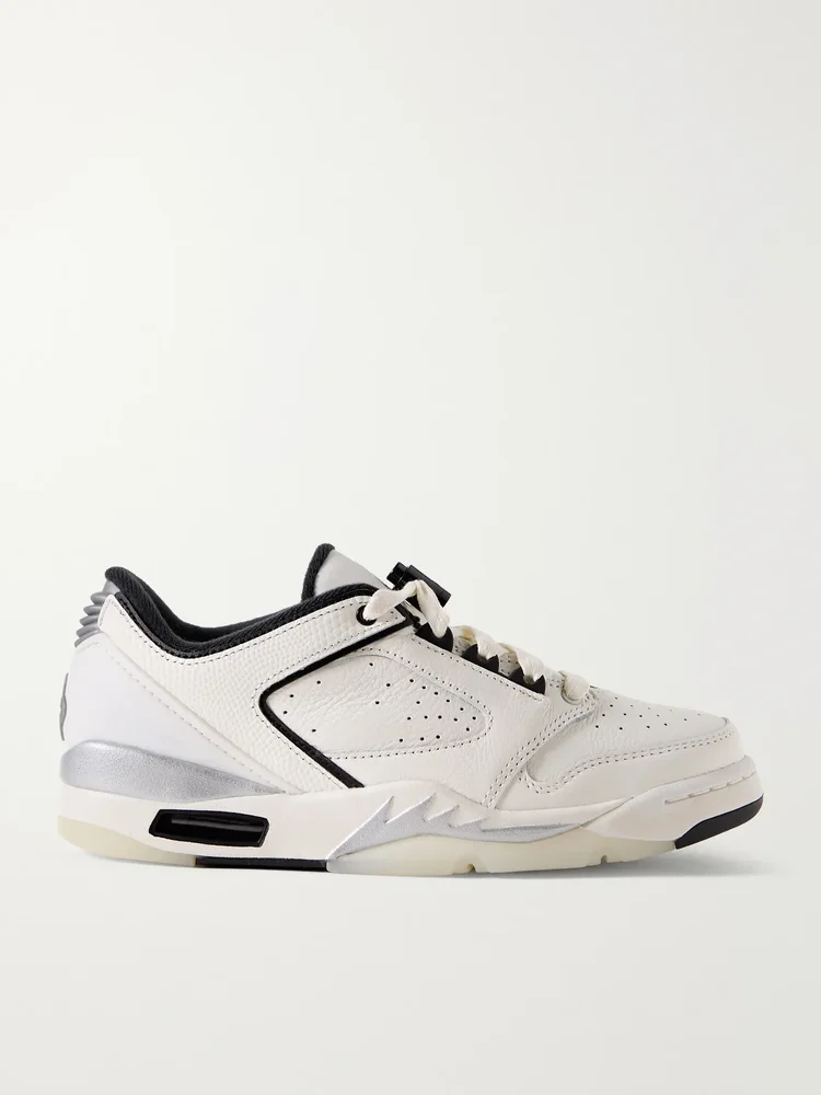 Jordan Sixty Plus textured-leather sneakers