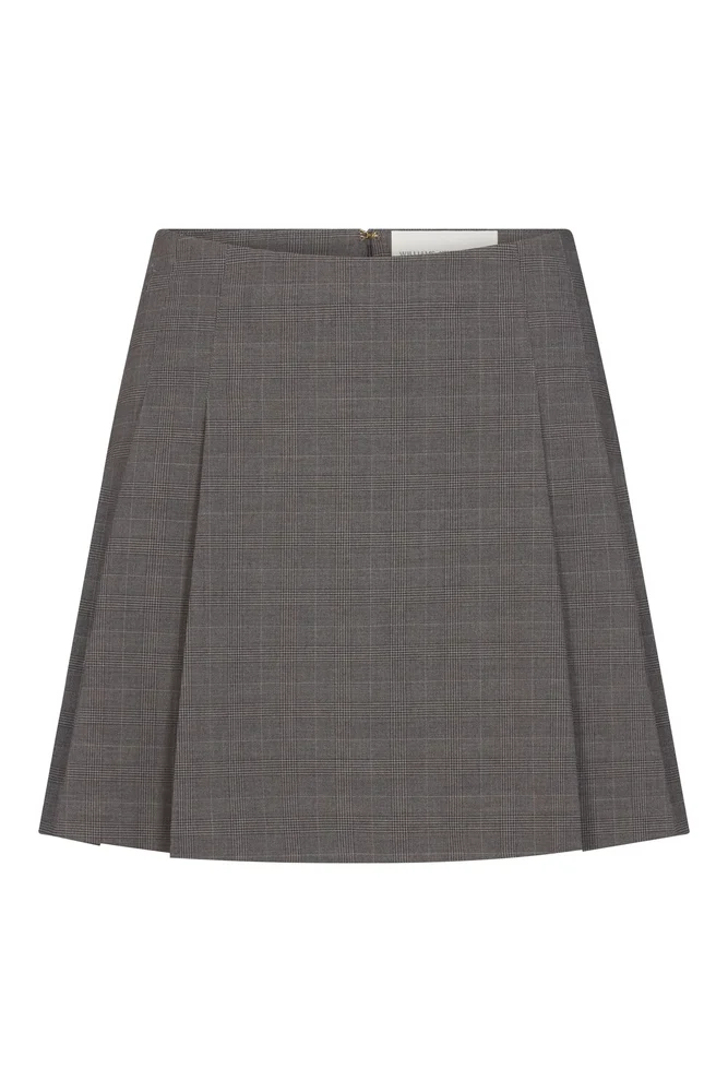 Nikki Plaid Pleated Miniskirt