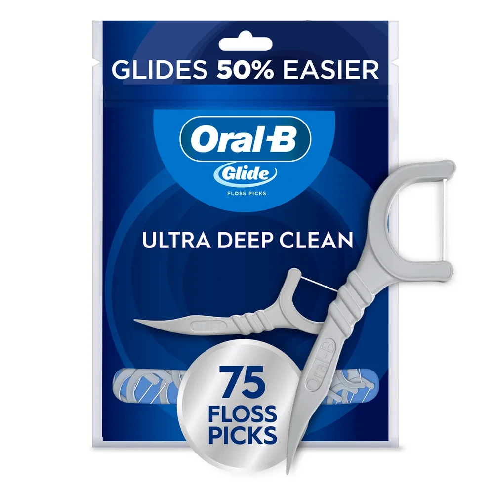 Glide Ultra Deep Clean Floss Picks Cool Mint Flavor