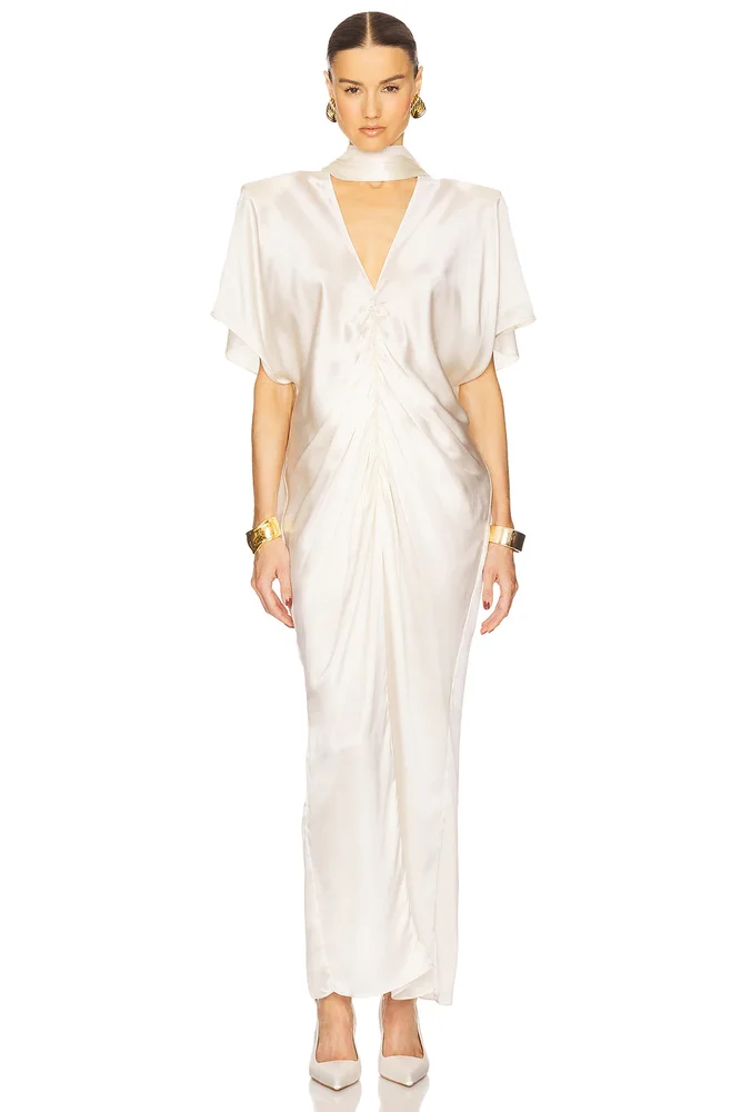 The Demeter Dress in Silk Lyocell