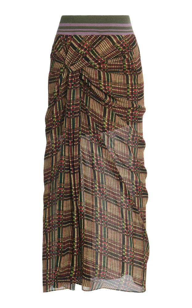 Suma Draped Midi Skirt