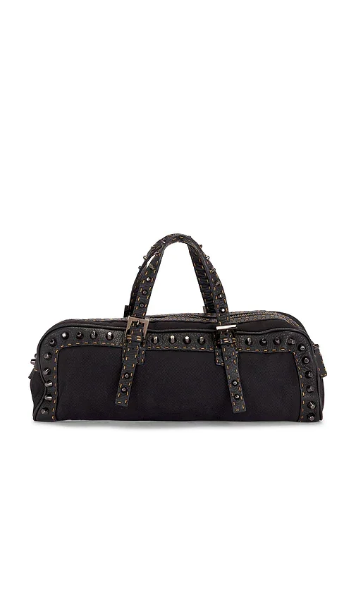 Fendi Studded Selleria Bassotto Shoulder Bag