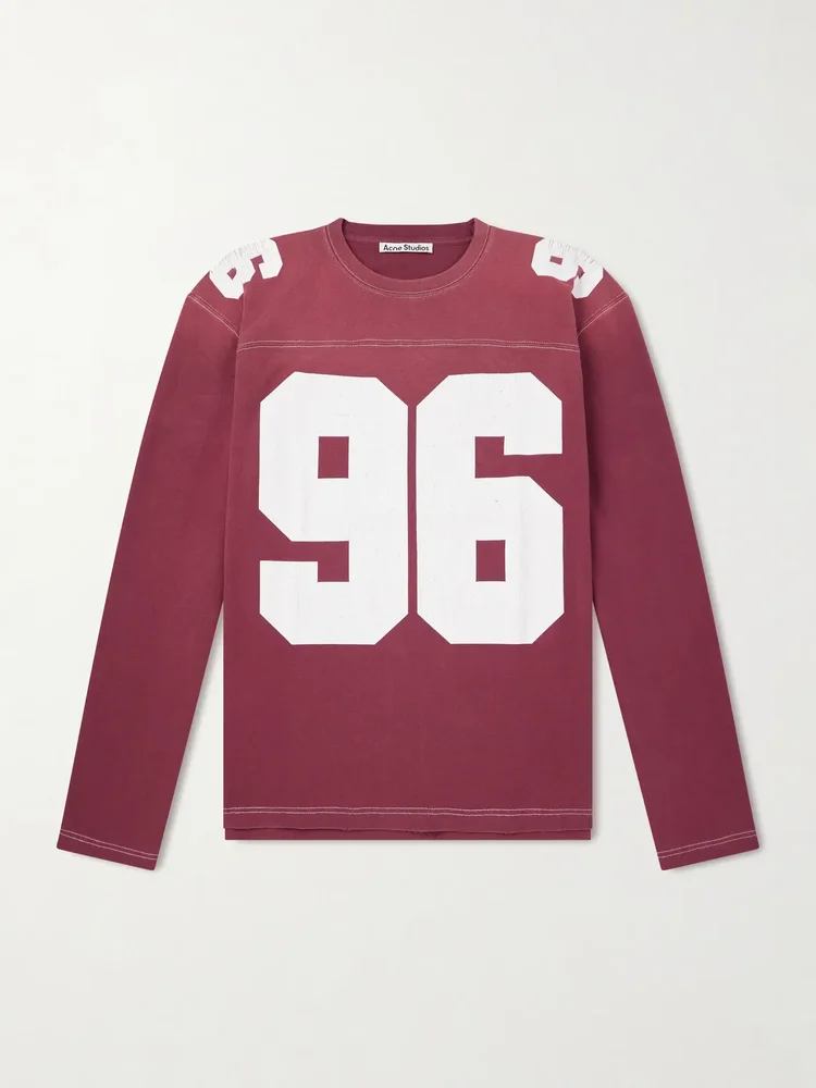 Exfold Printed Cotton-Jersey T-Shirt