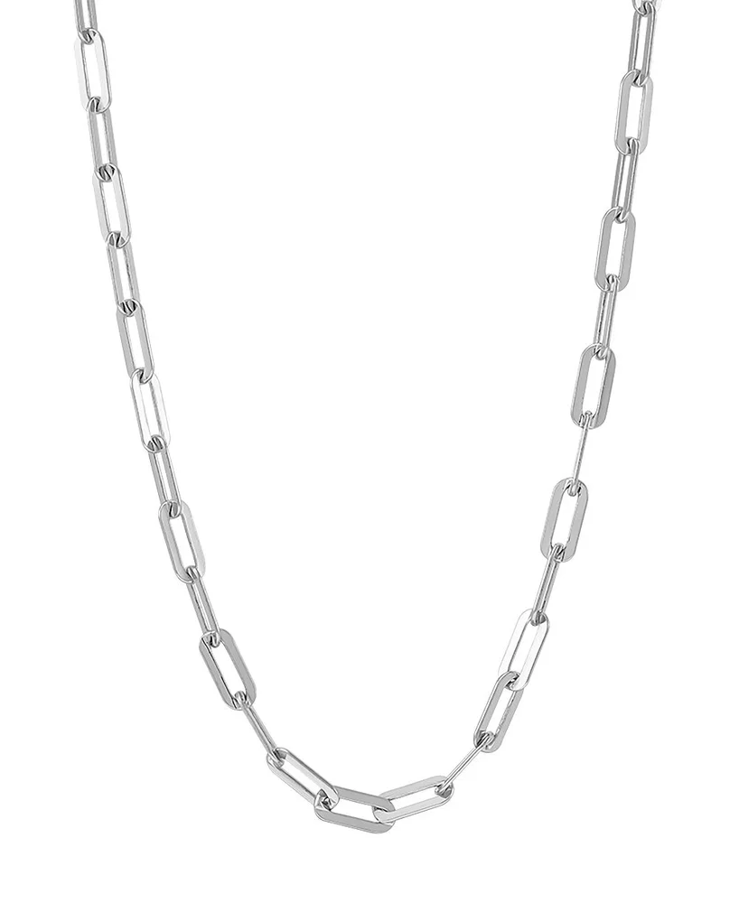 Paperclip Link Chain Necklace, 18 in.