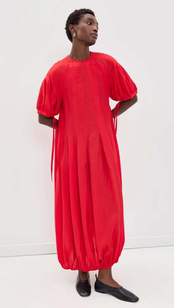 Lily Silk Midi Dress