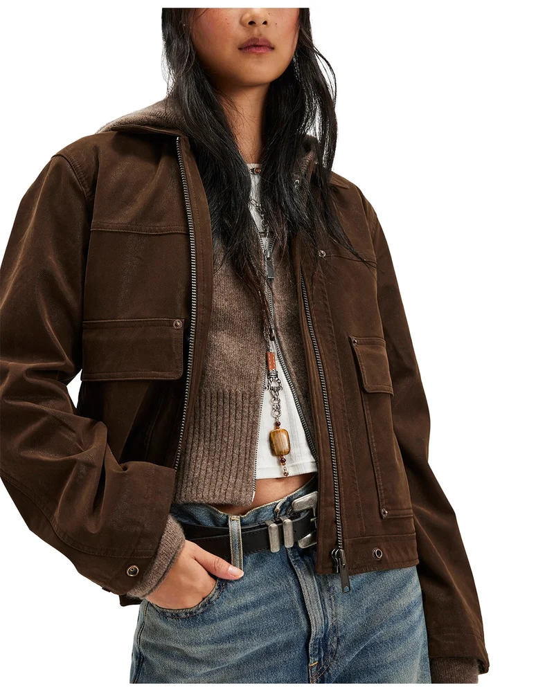 We The Free Blair Faux Suede Sierra Jacket