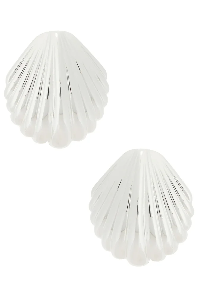 Silver Shell Earring