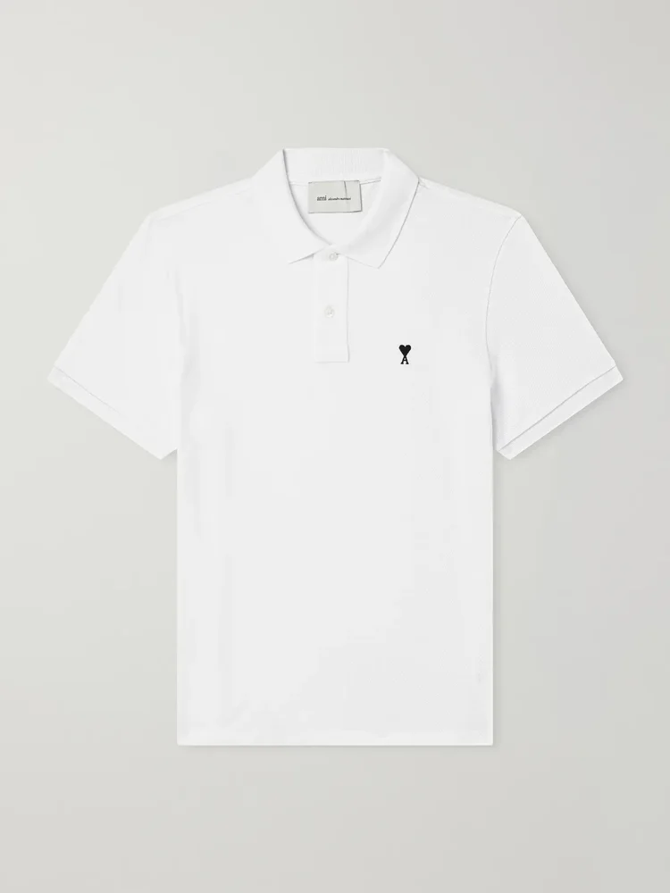 Logo-Embroidered Cotton-Piqué Polo Shirt