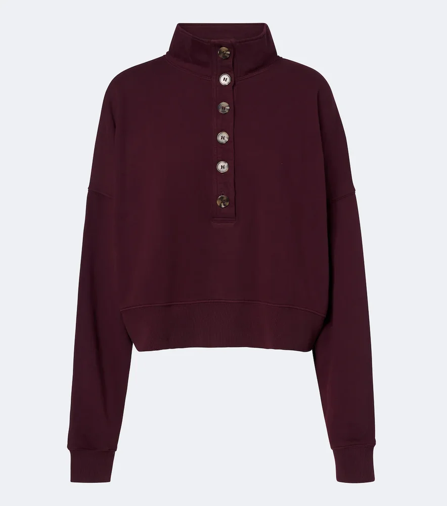 Fatima cotton jersey sweatshirt