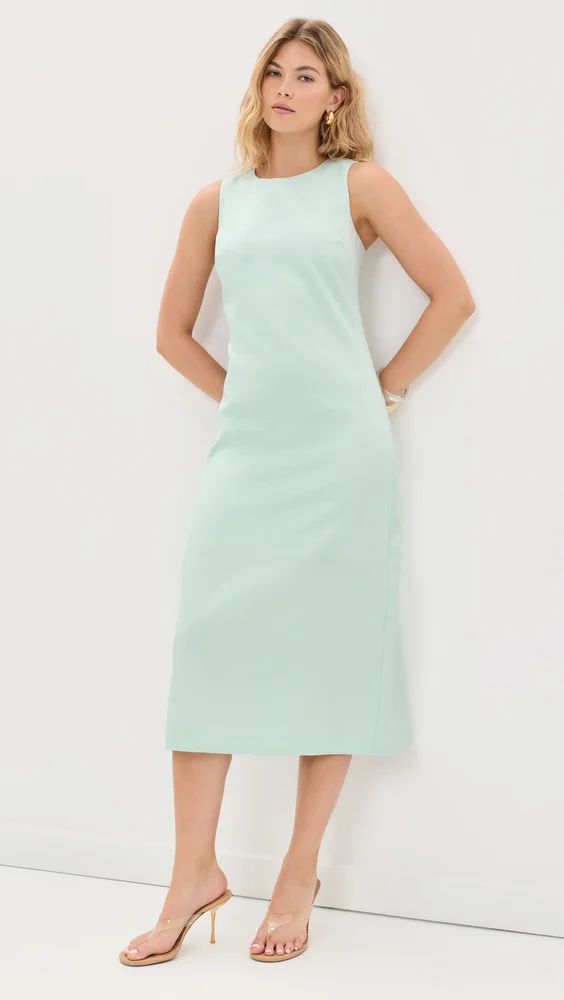 Satin Midi Dress