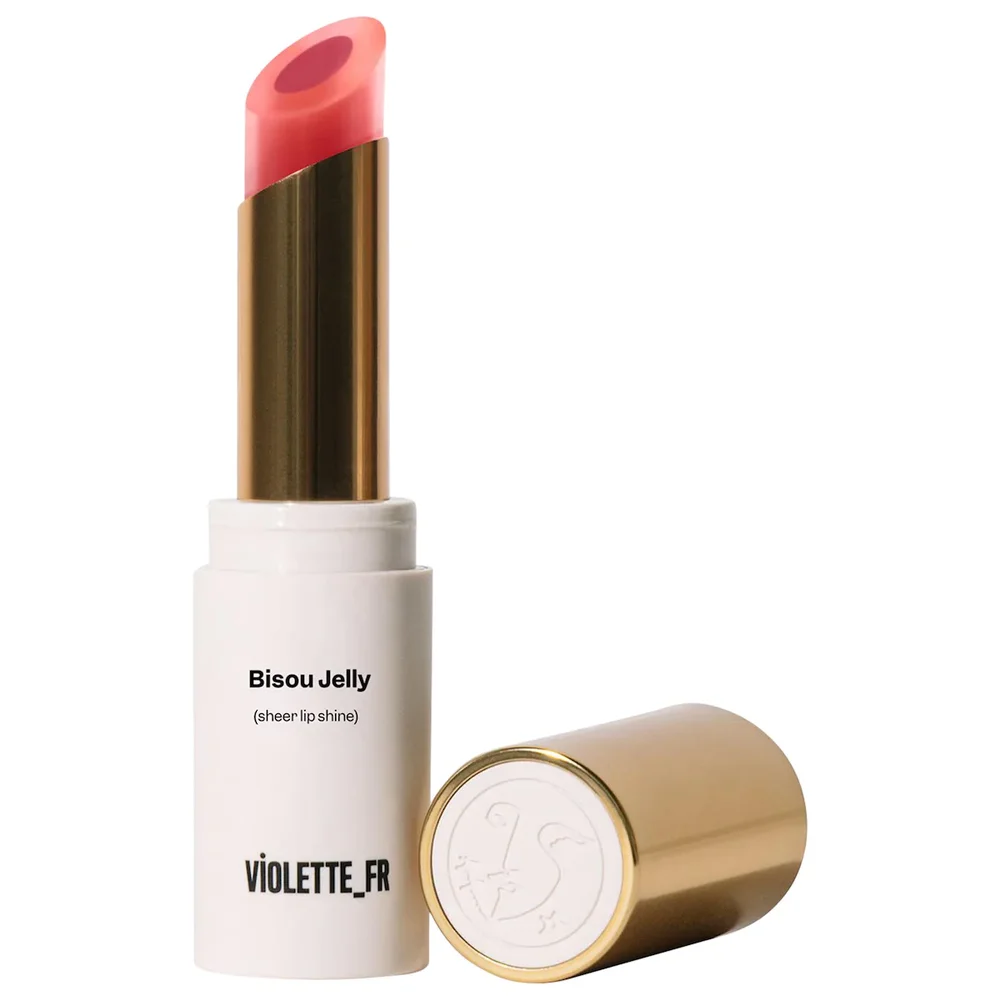 BISOU JELLY Sheer Shine Hydrating Lipstick in Bonbon à la Rose
