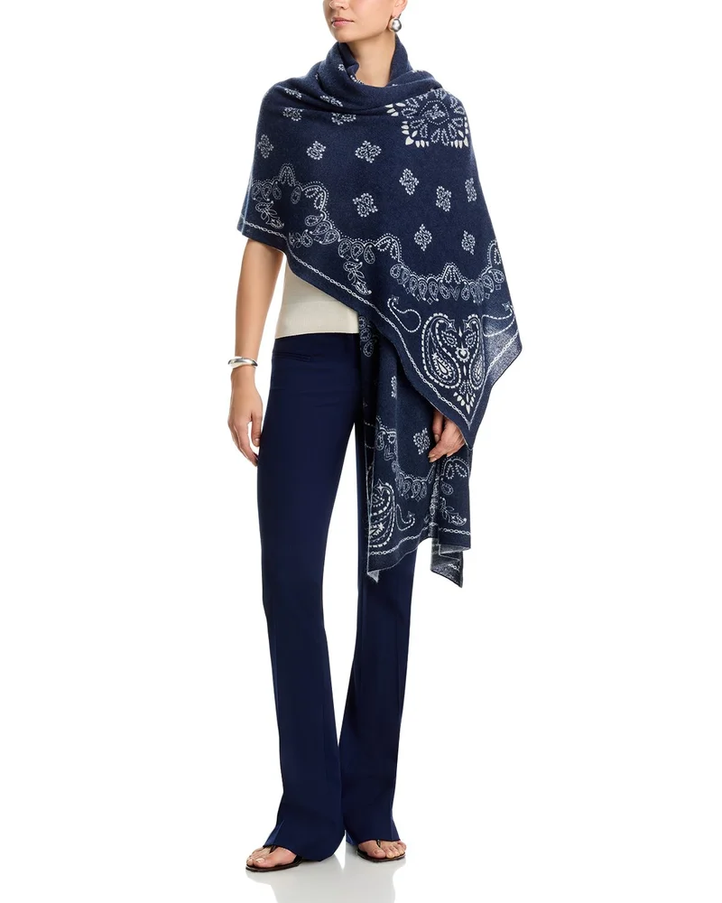 100% Cashmere Bandana Travel Wrap