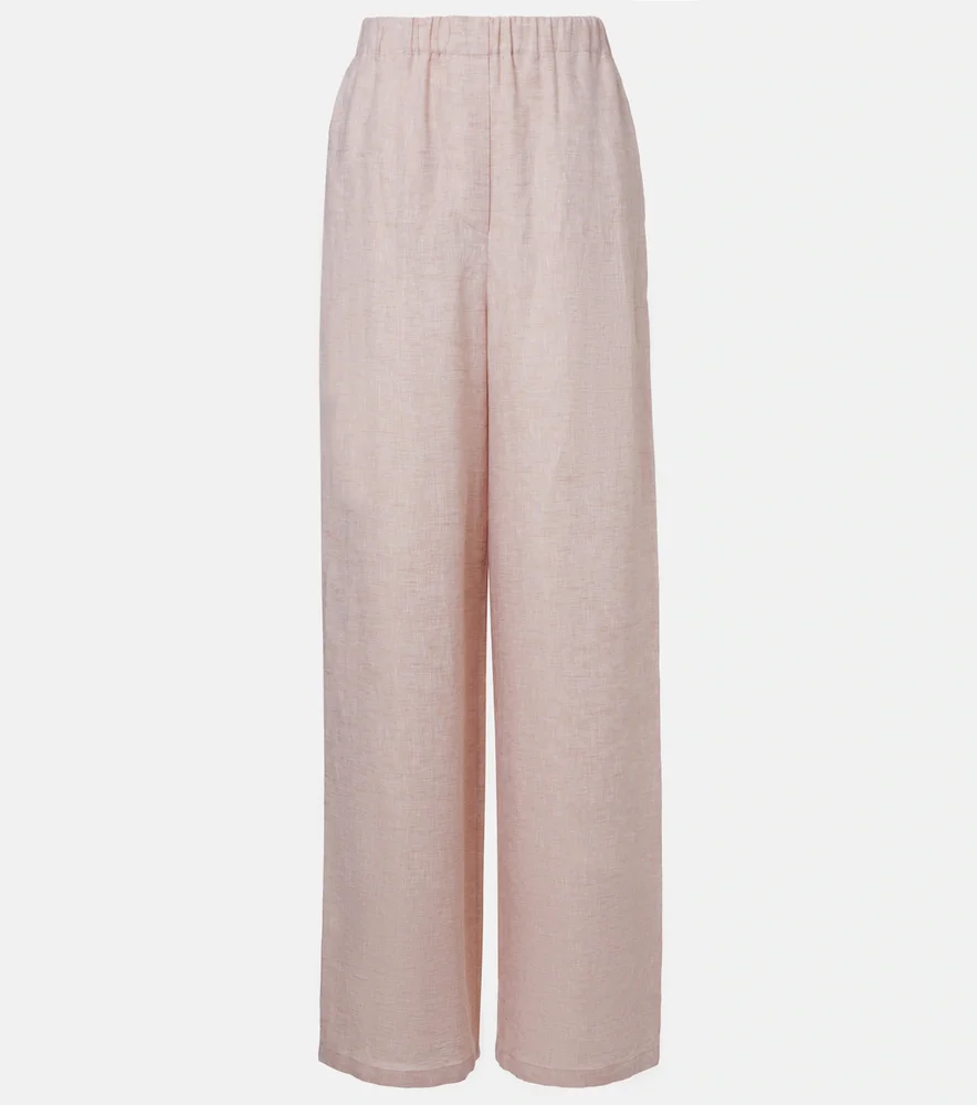 Valerio linen wide-leg pants