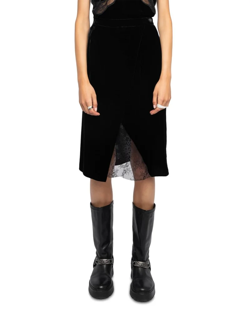 Julen Velvet Skirt