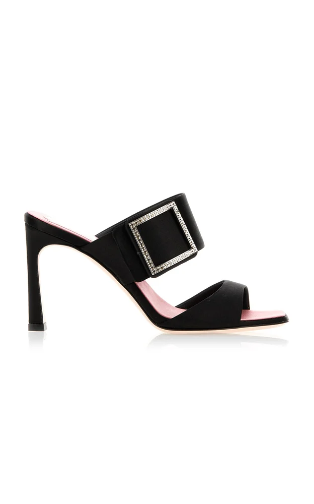 Trompette Satin Mules