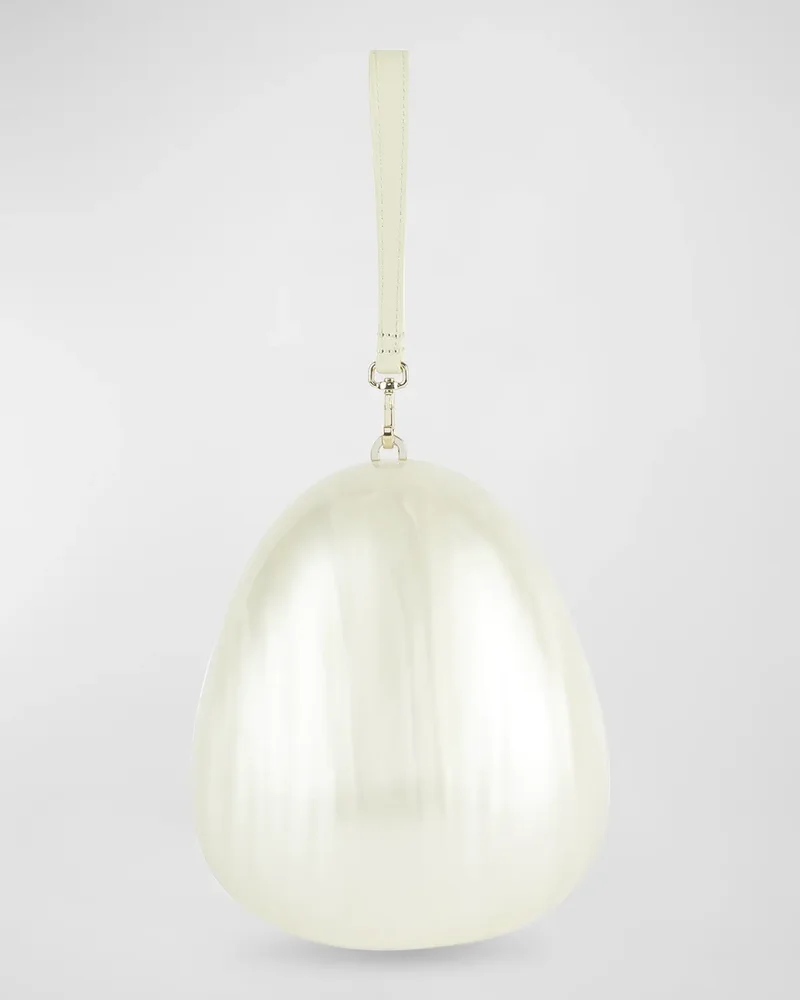 Large Pearly Egg Crossbody Bag