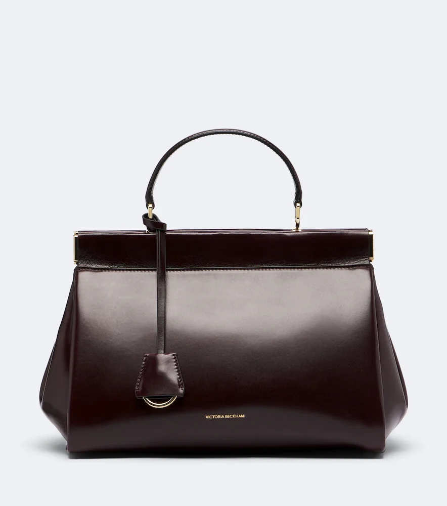 Sloane Frame leather top-handle bag