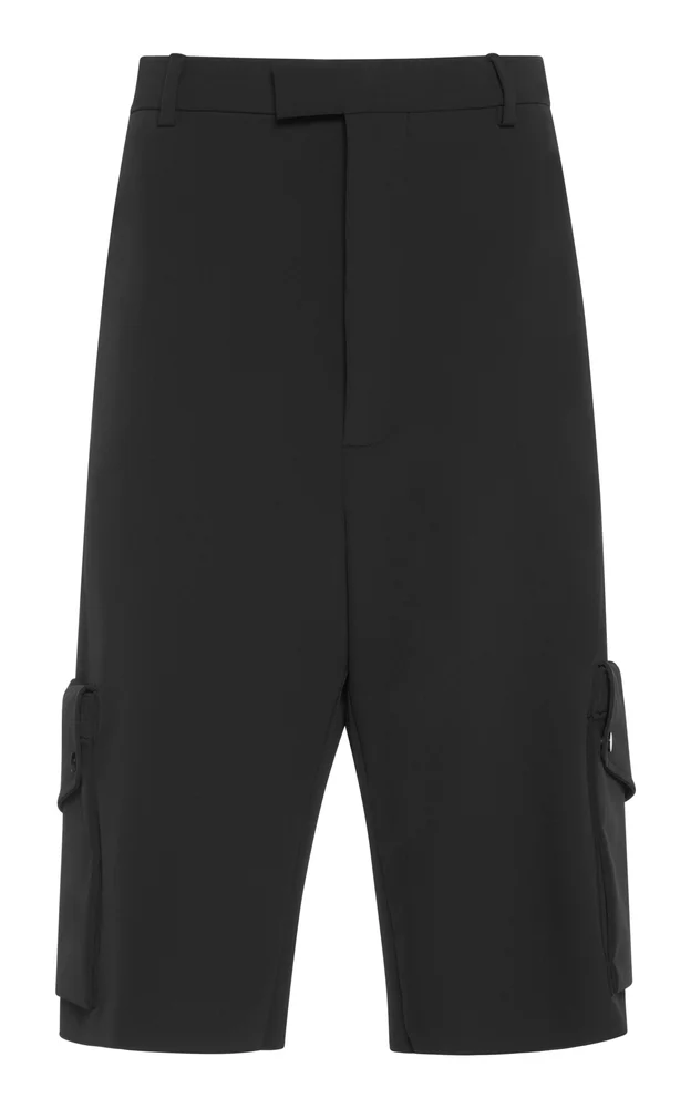 Tech-Gabardine Cargo Shorts