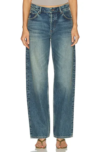 Mid Rise Baggy Jean