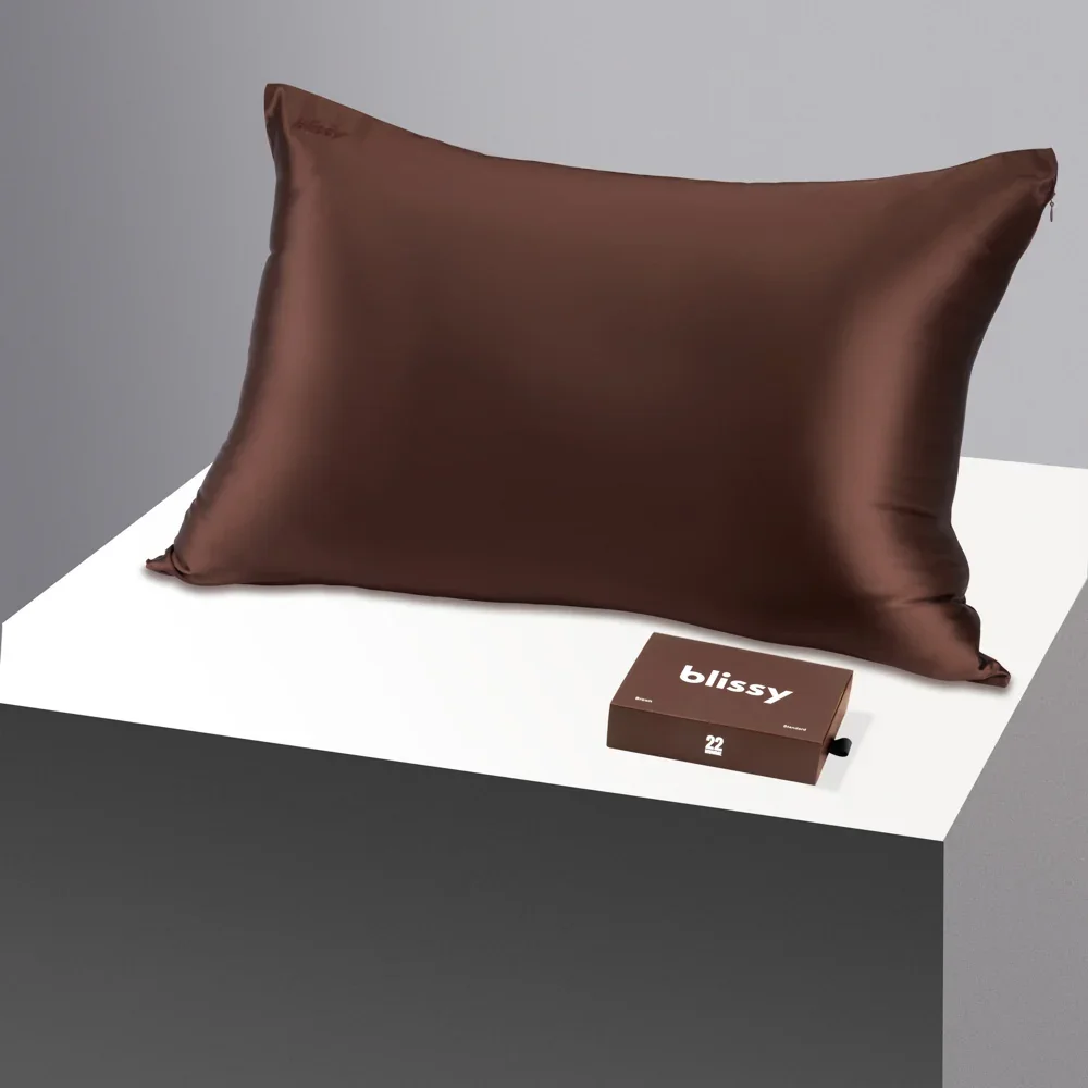 Silk Pillowcase - Chocolate - Standard