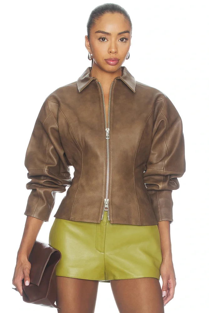 Fitted Leather Jacket