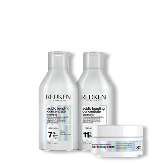 Acidic Bonding Concentrate Split-End Repair Trio