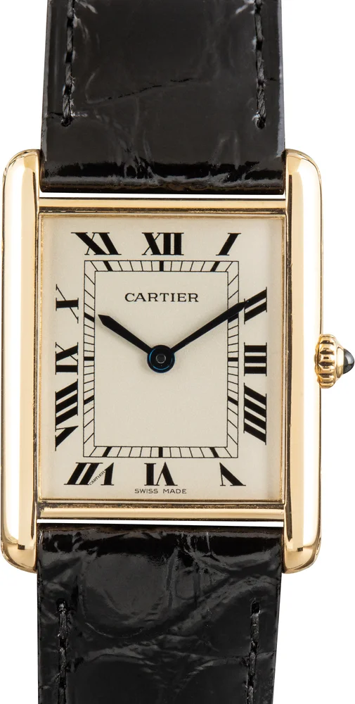 Pre-Owned Tank Louis W1512856 Yellow Gold